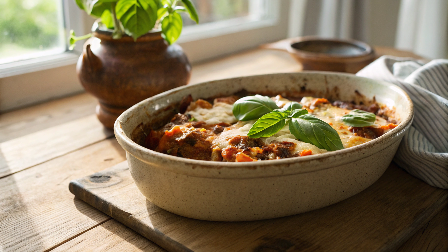 Keto Vegetarian Greek Casserole