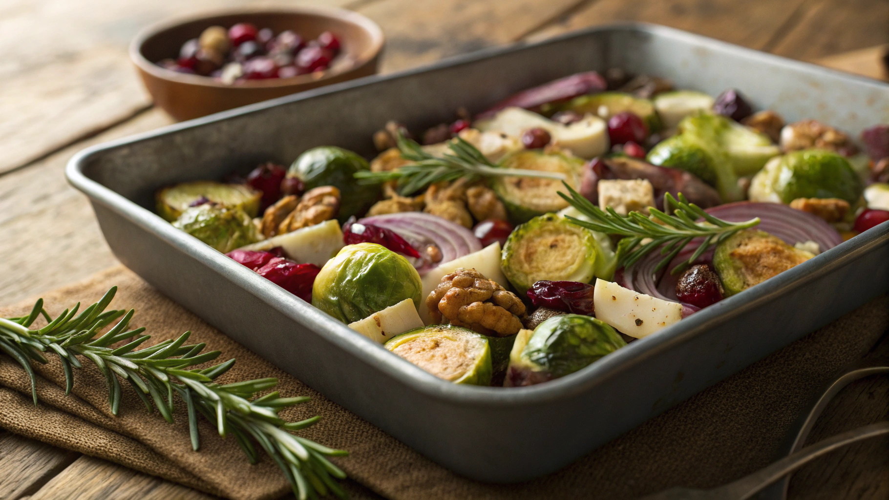 Low Carb Vegetarian Traybake