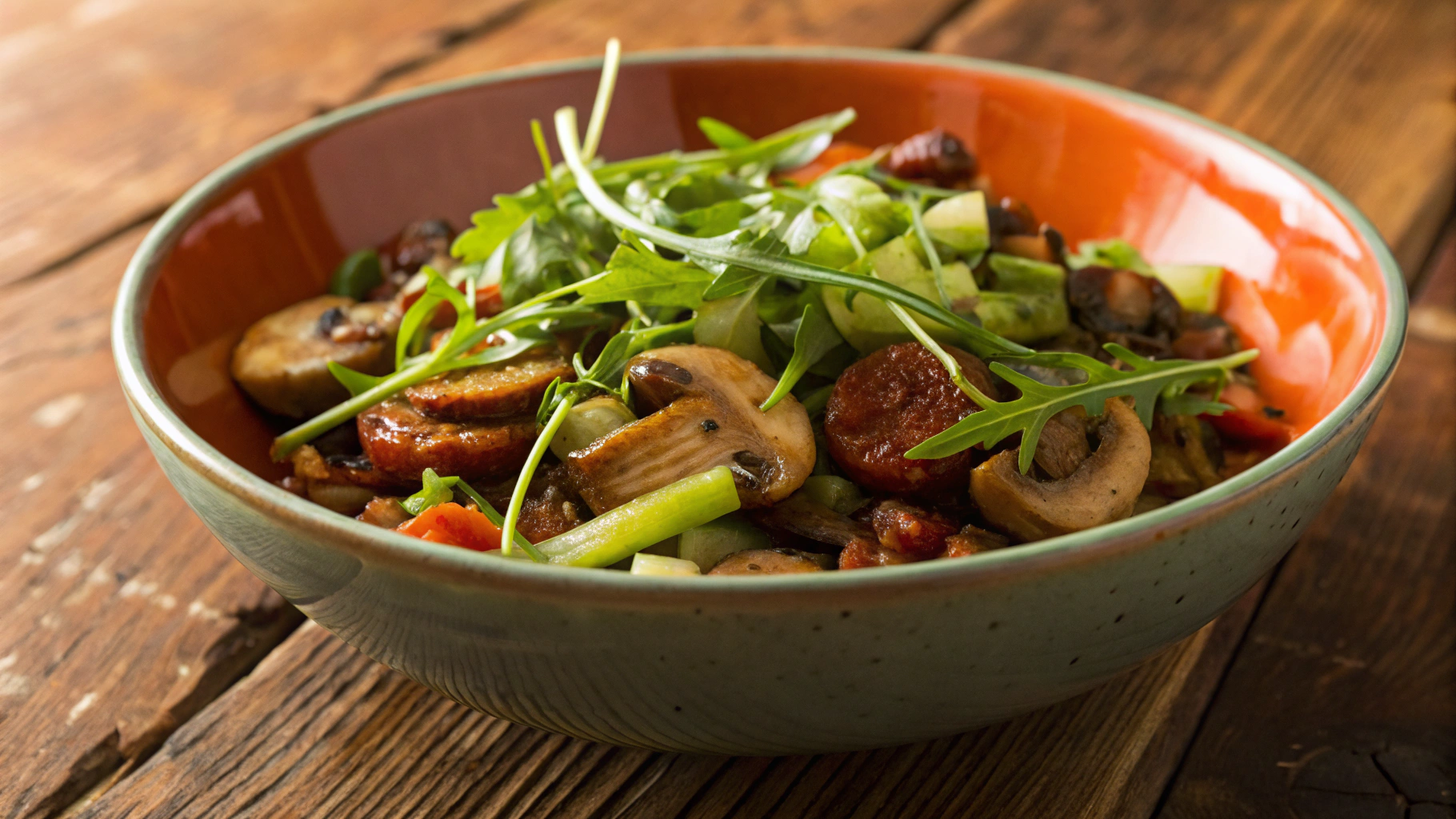 Keto Veggies and Chorizo Side