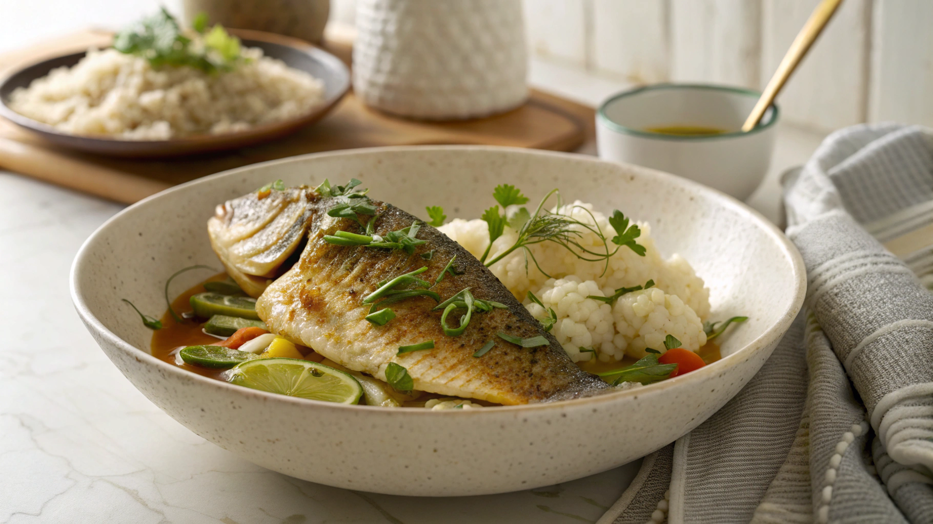 Keto Vietnamese Lemongrass Fish
