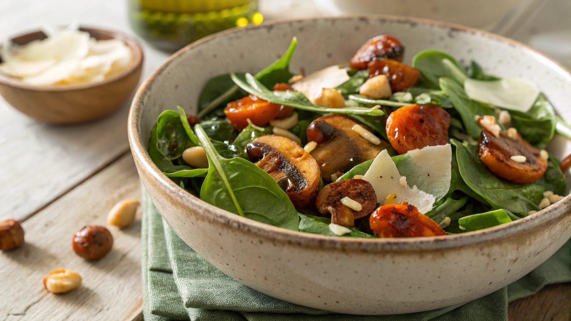 Keto Warm Mushroom Salad