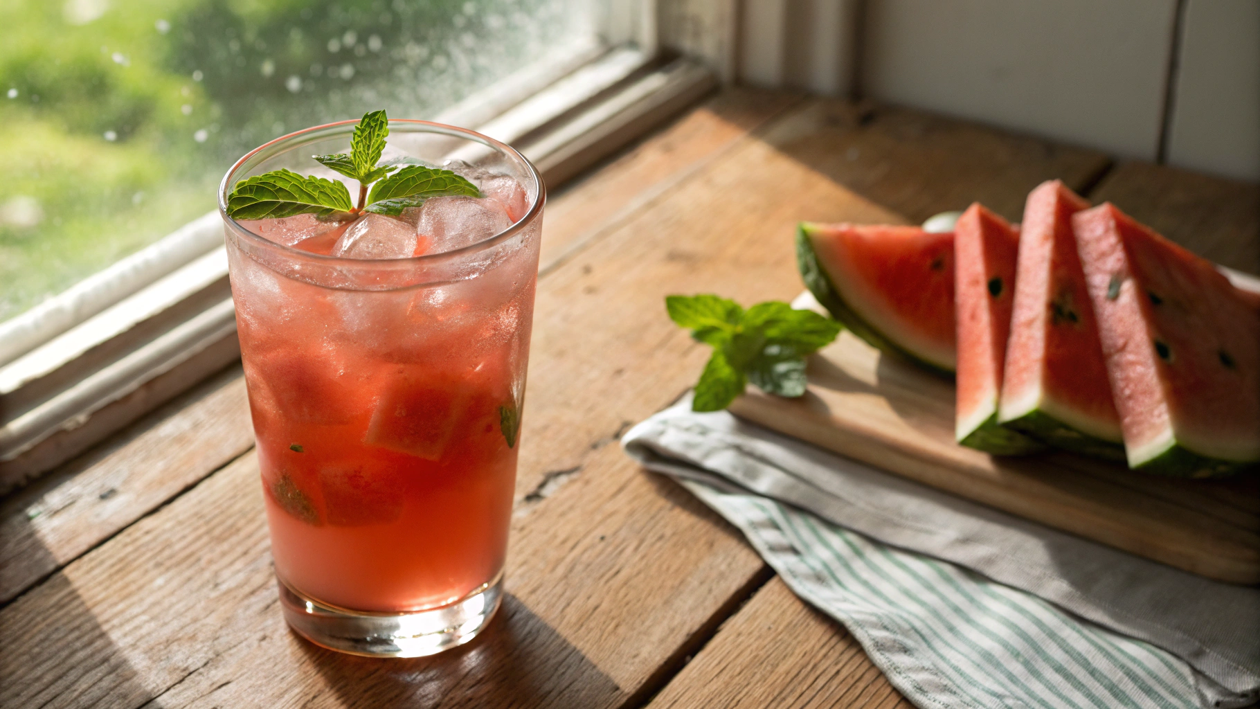 Keto Watermelon Agua Fresca