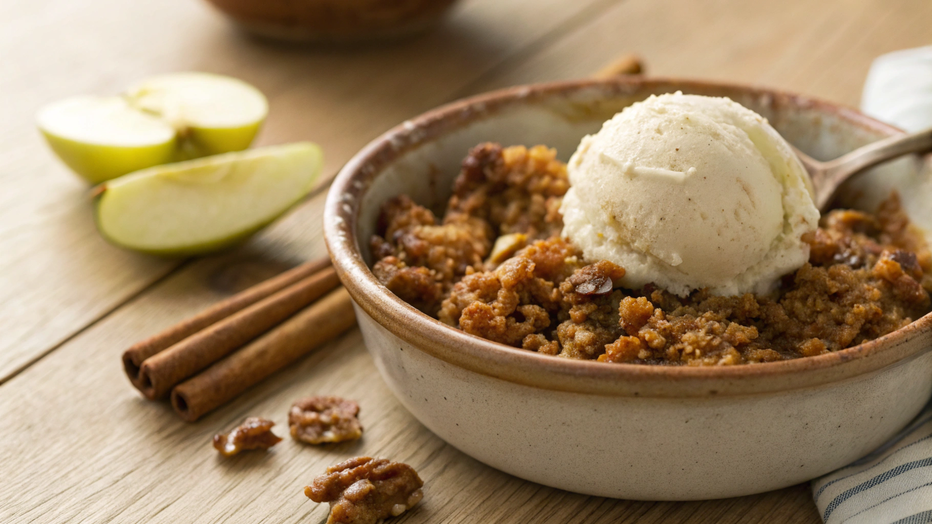 Keto Zucchini Apple Crisp