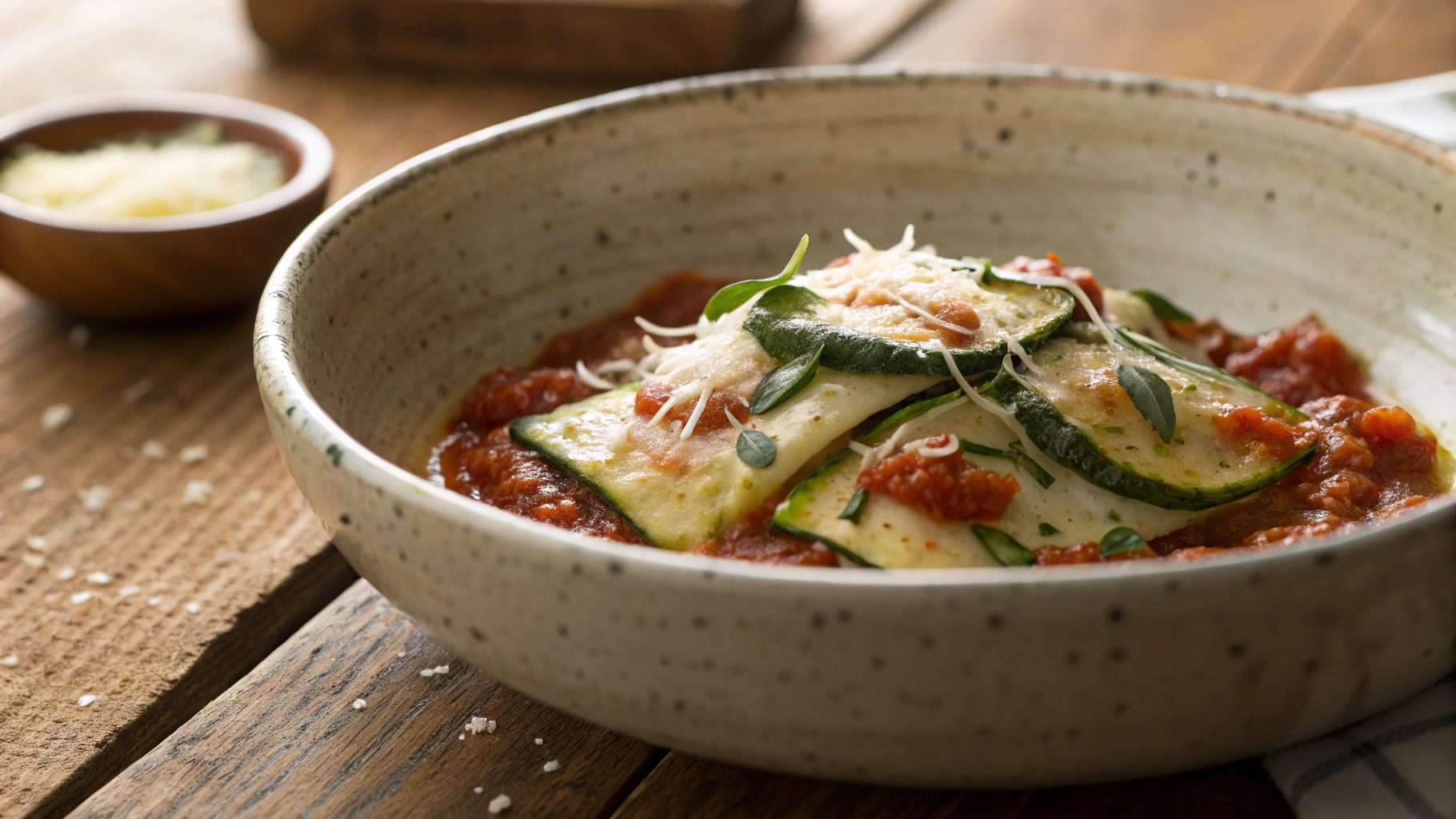 Low Carb Zucchini Beef Ravioli