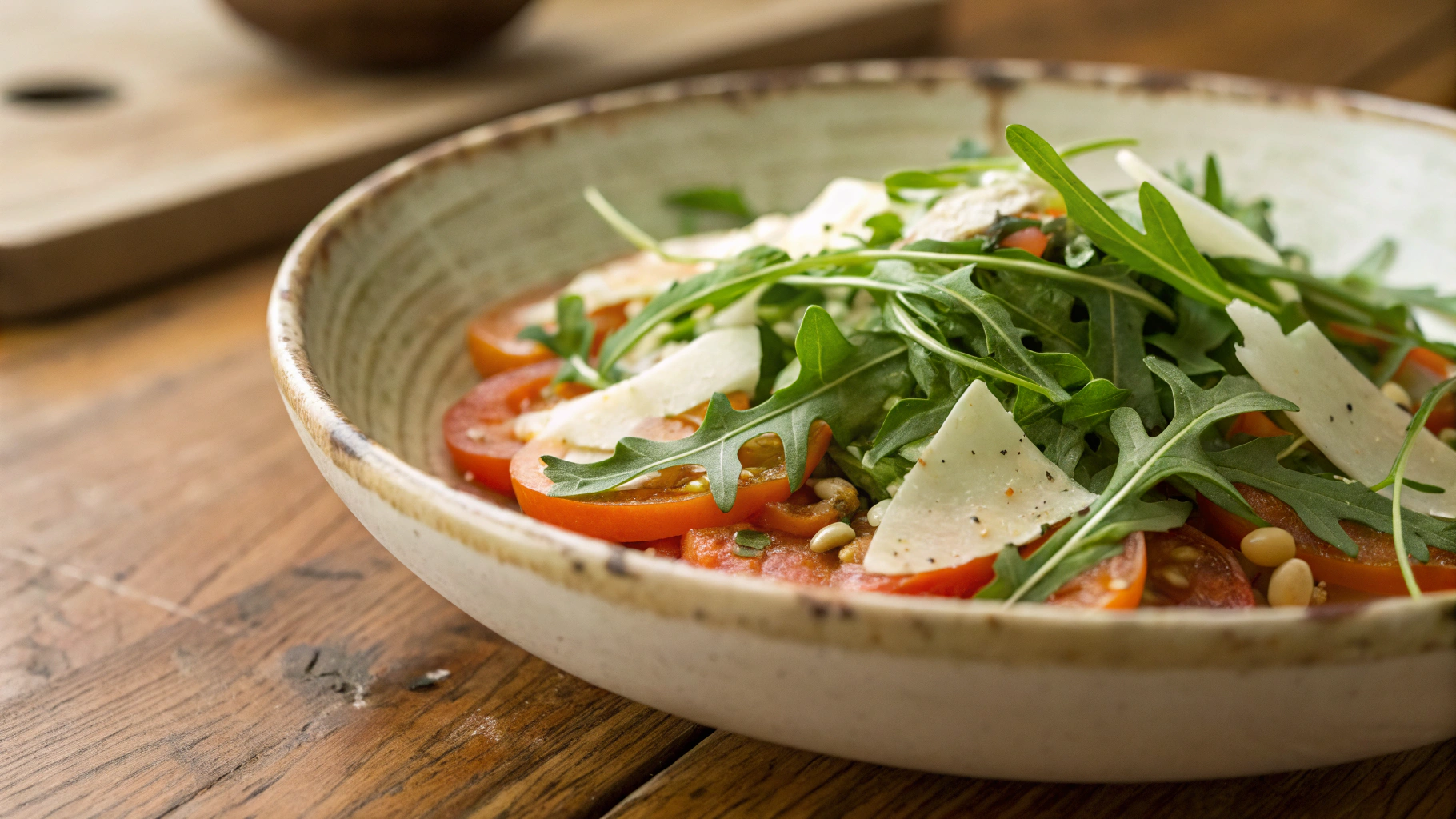 Keto Zucchini Carpaccio With Pine Nuts