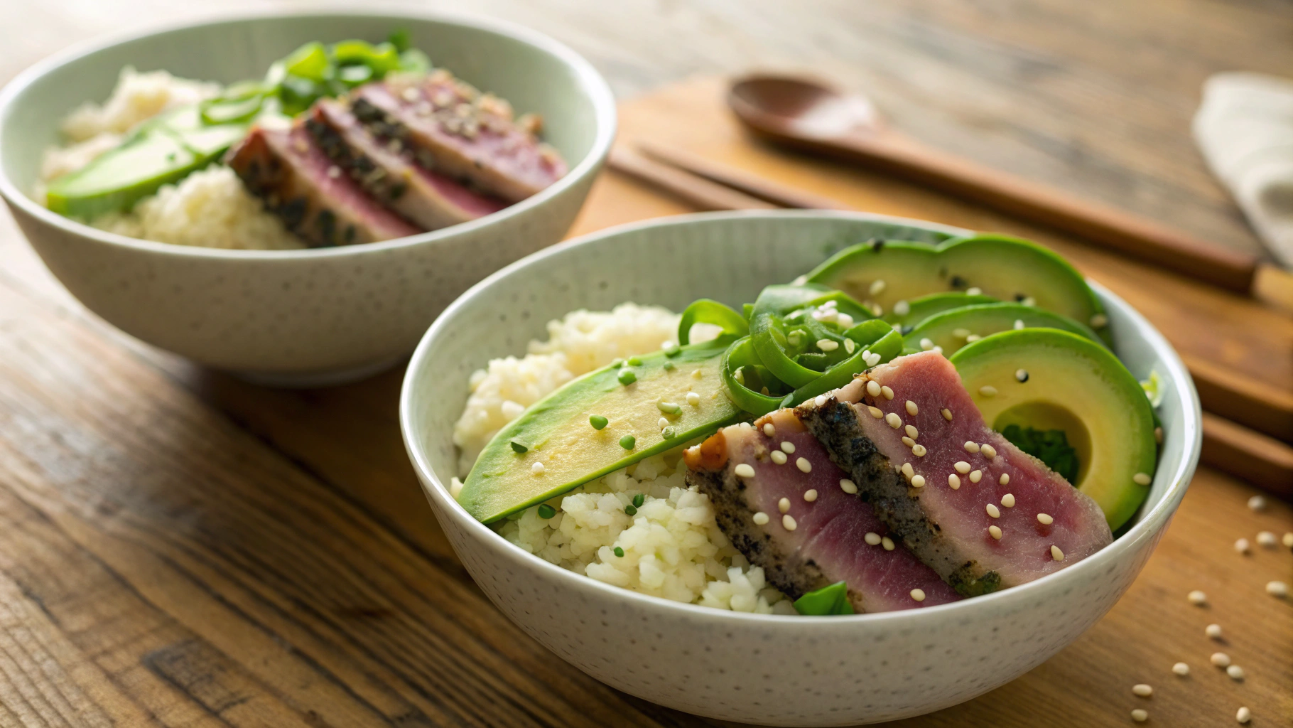 Keto Ahi Tuna Meal Prep