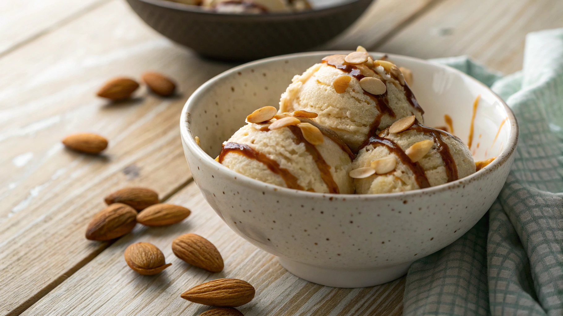 Low Carb Almond Butter Fat Bomb Ice Cream
