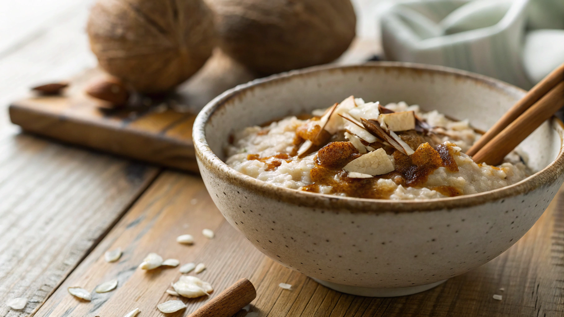 Low Carb Almond, Cashew and Coconut Porridge