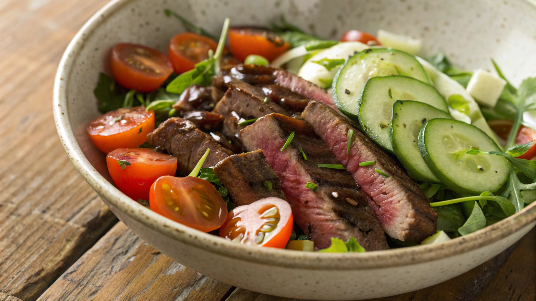 Low Carb Asian Steak Salad