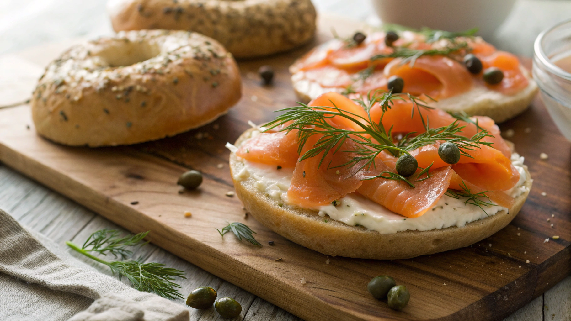 Low Carb Bagel And Lox