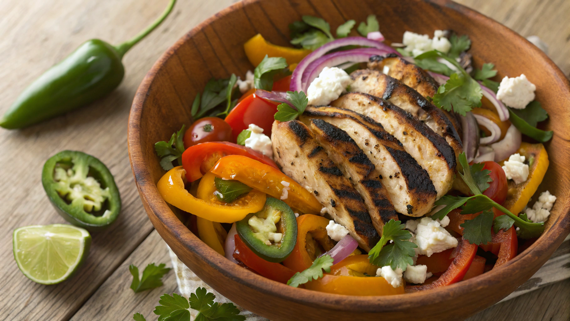 Low Carb Baja Chicken Salad