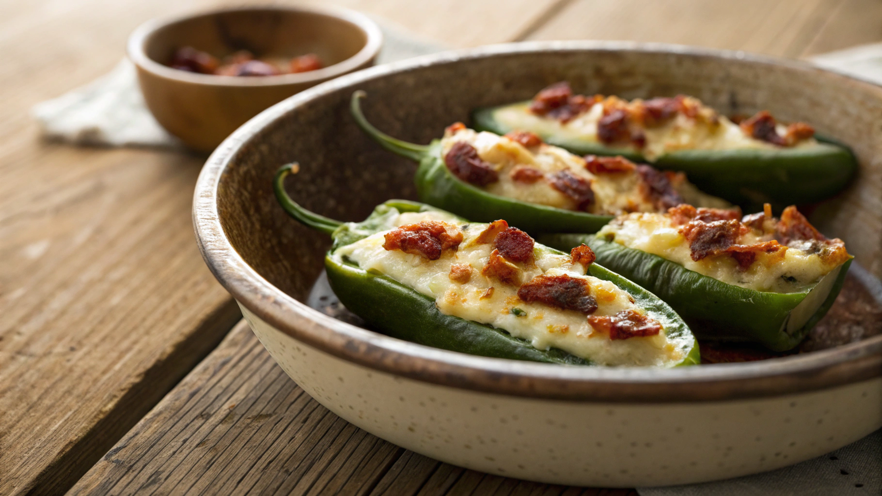 Low Carb Baked Chorizo Jalapeno Poppers