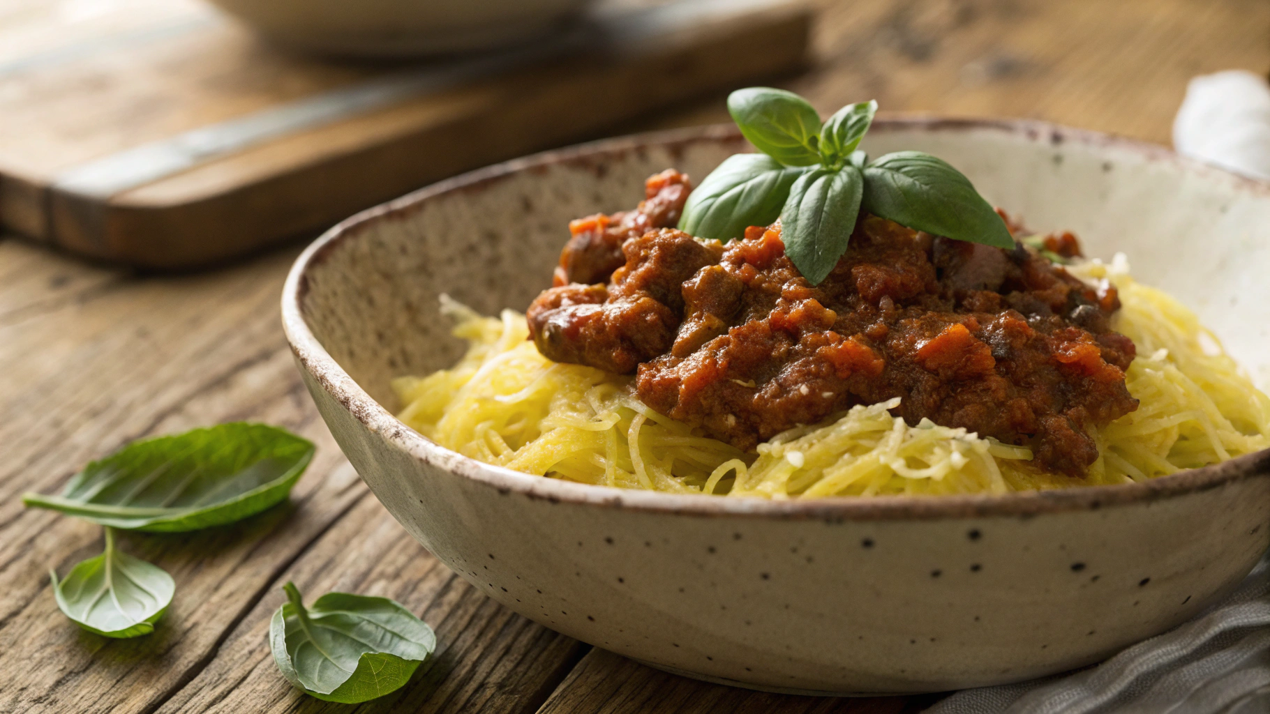 Low Carb Beef Bolognese