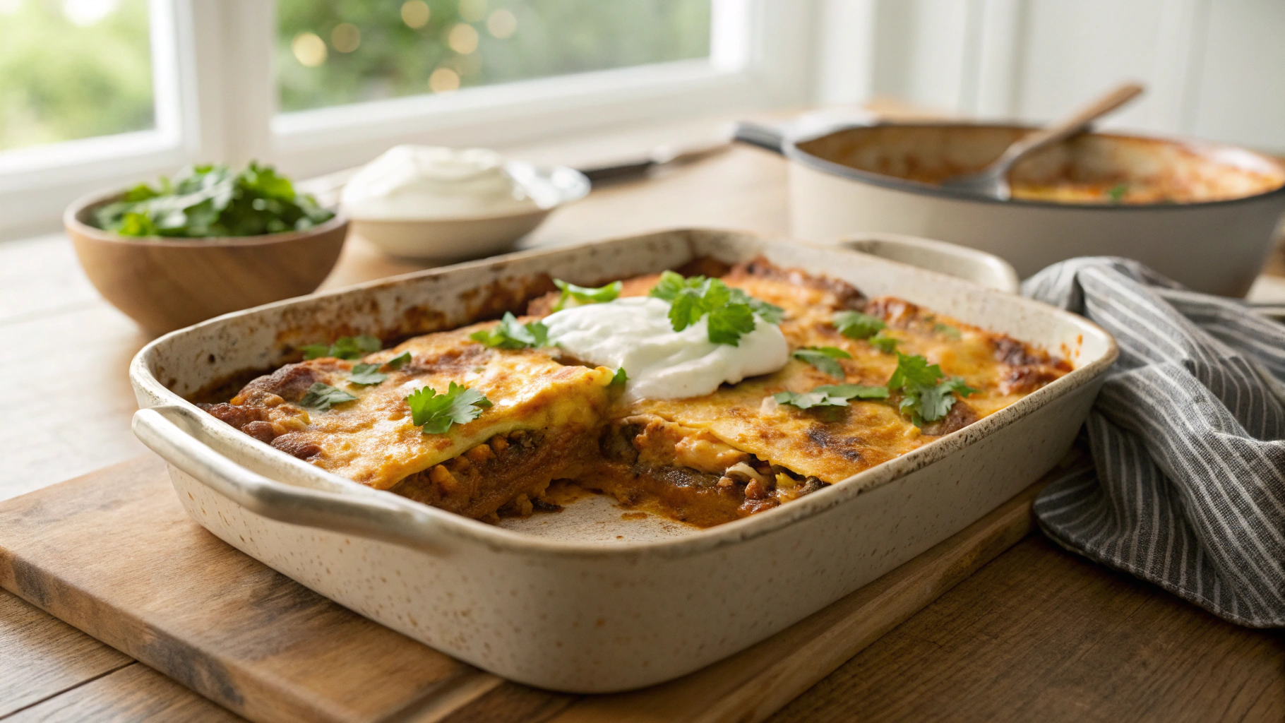 Low Carb Beef Burrito Casserole