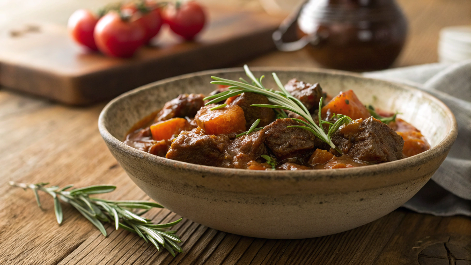 Low Carb Beef Stifado