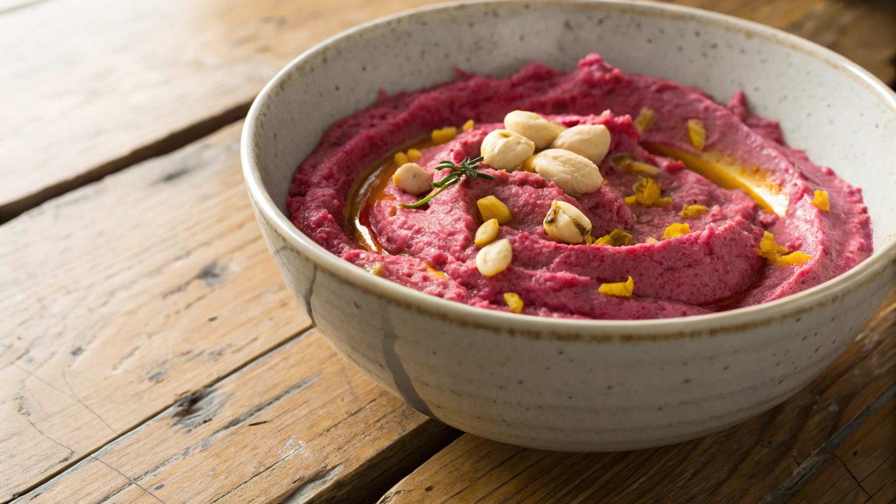 Low Carb Beet Cashew Hummus