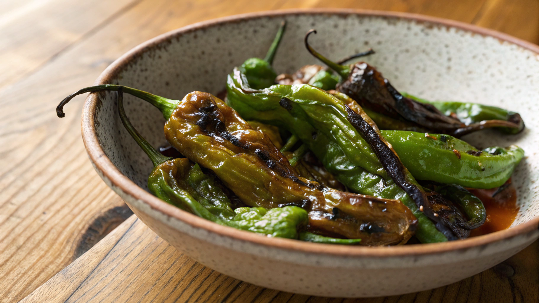 Keto Blistered Shishito Peppers