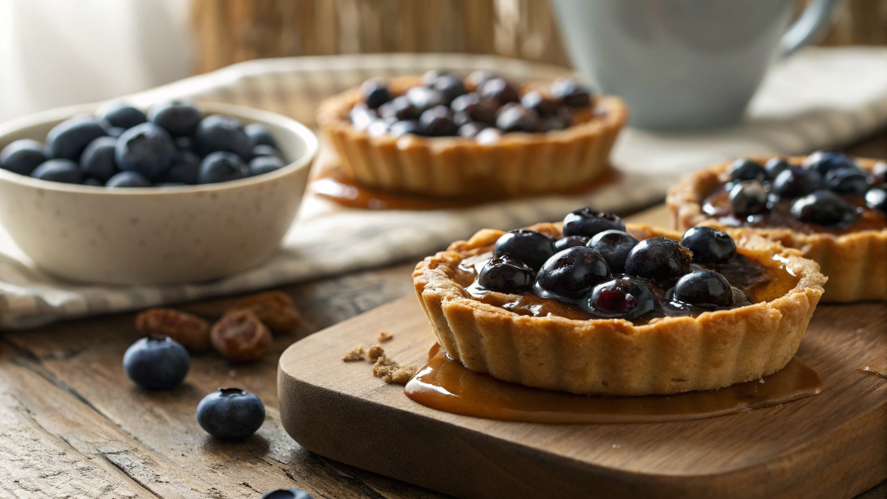 Low Carb Blueberry Breakfast Tarts