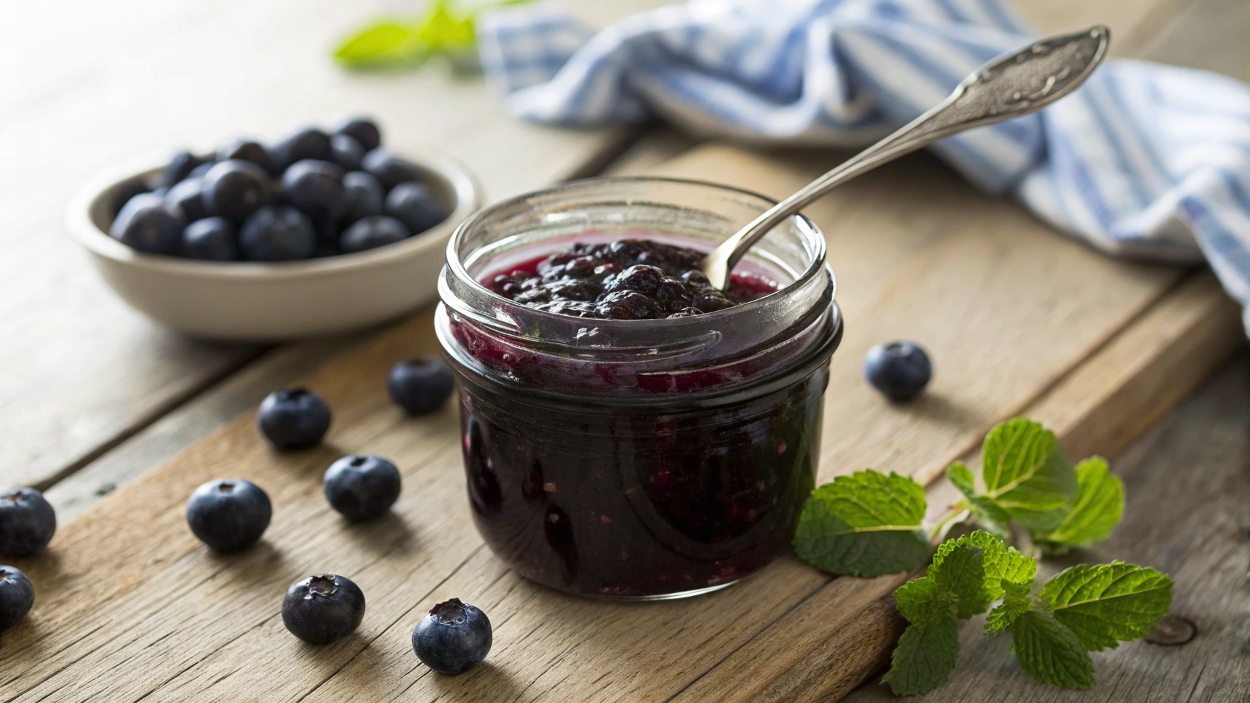 Keto Blueberry Chia Jam