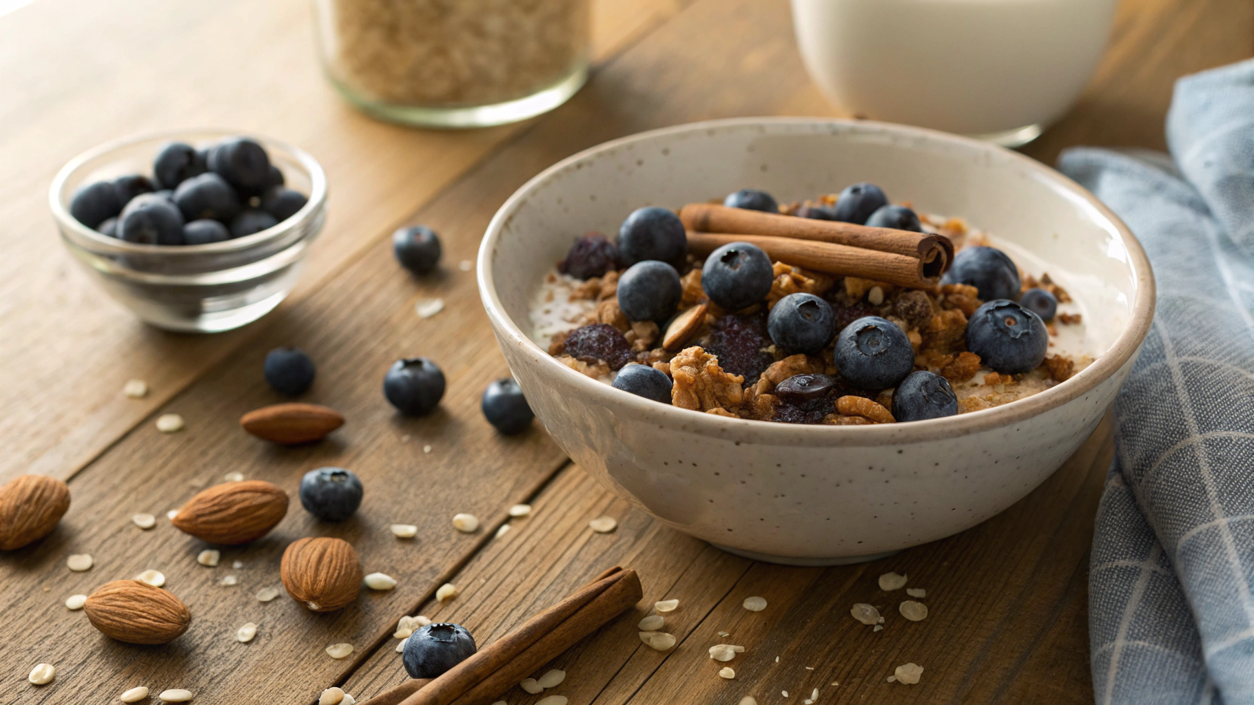 Low Carb Blueberry Crunch Cereal