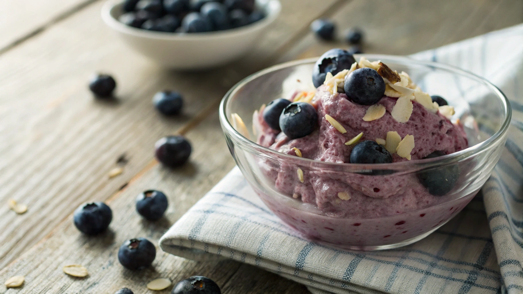 Keto Blueberry Nice Cream