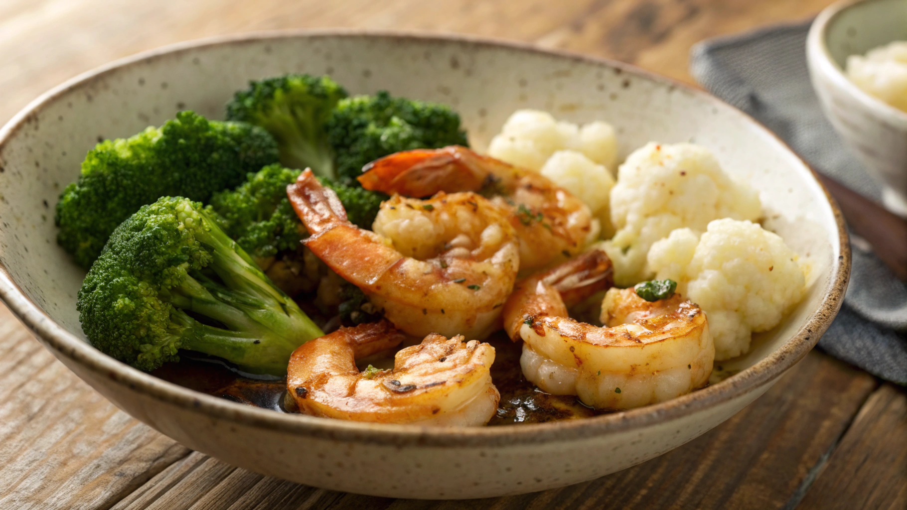 Low Carb Butterflied Shrimp Steakhouse Dinner