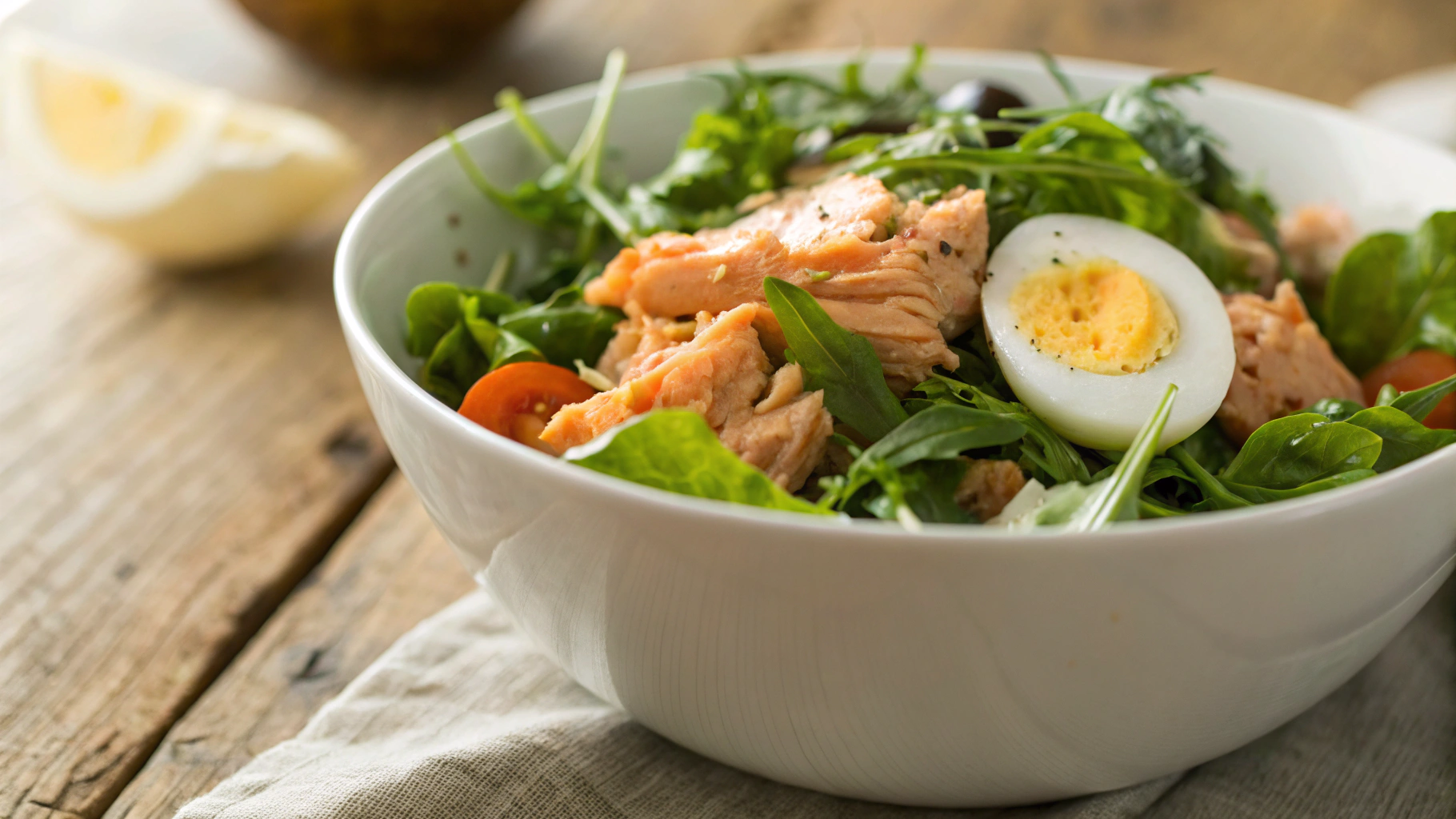 Keto Canned Salmon Plate