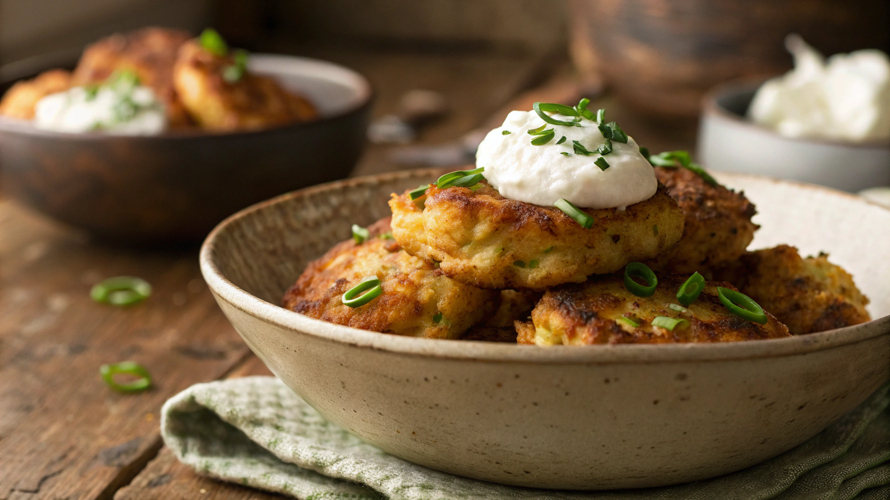 Low Carb Cauliflower Fritters