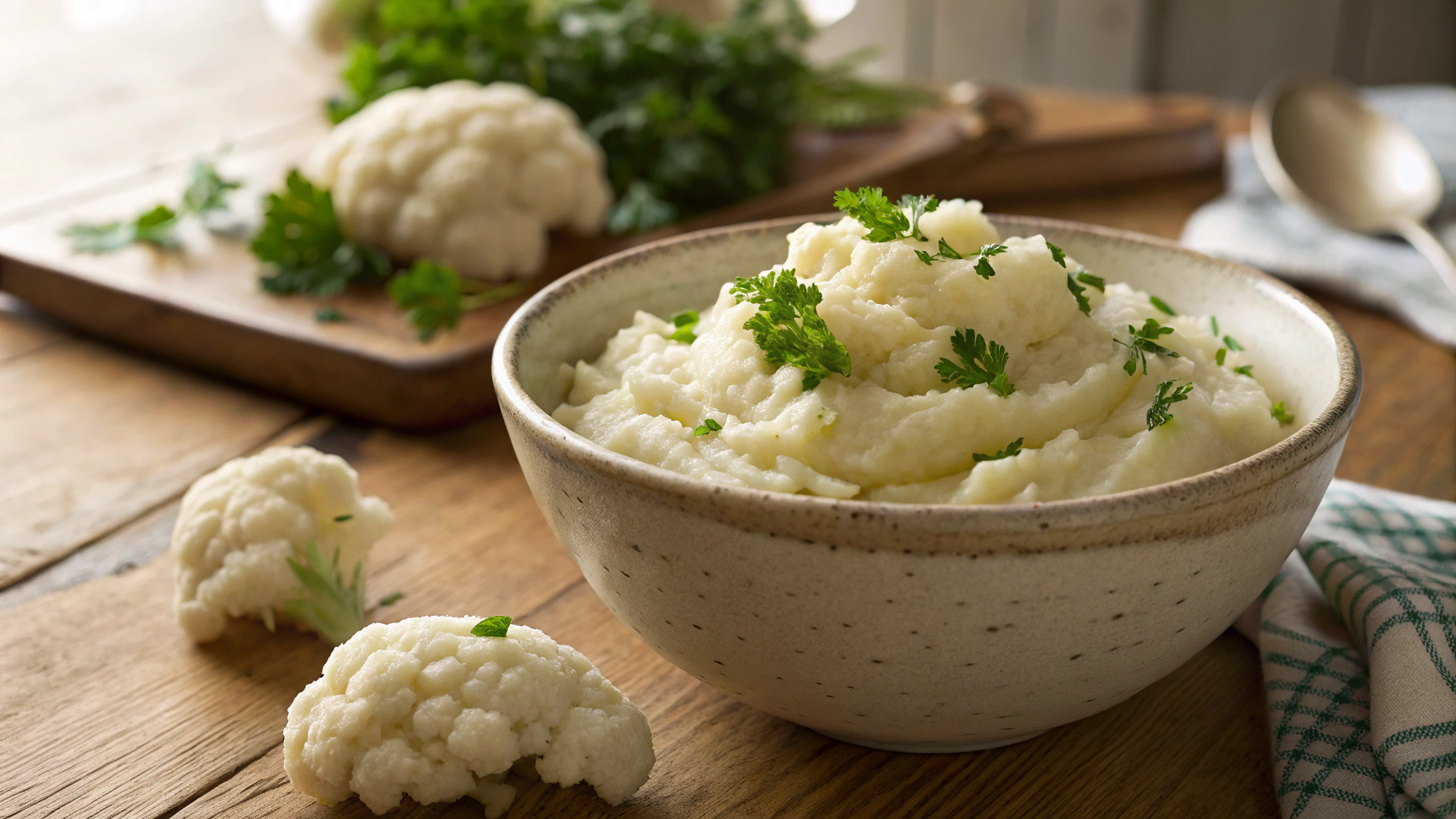 Low Carb Cauliflower Mash