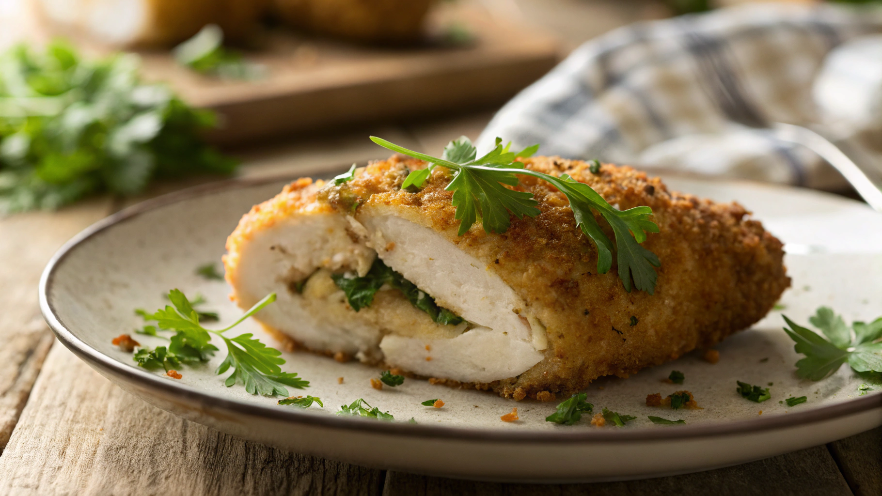 Low Carb Chicken Kiev