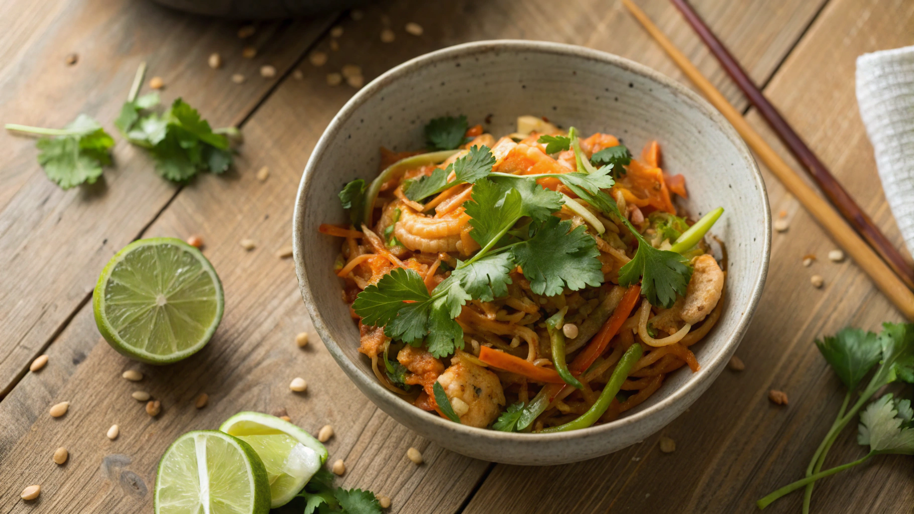Low Carb Chicken Pad Thai