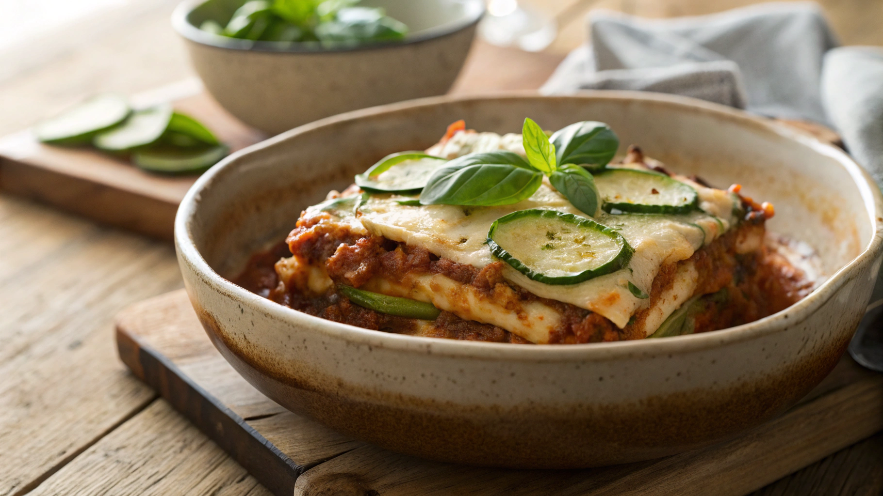 Low Carb Chicken Parmesan Lasagna