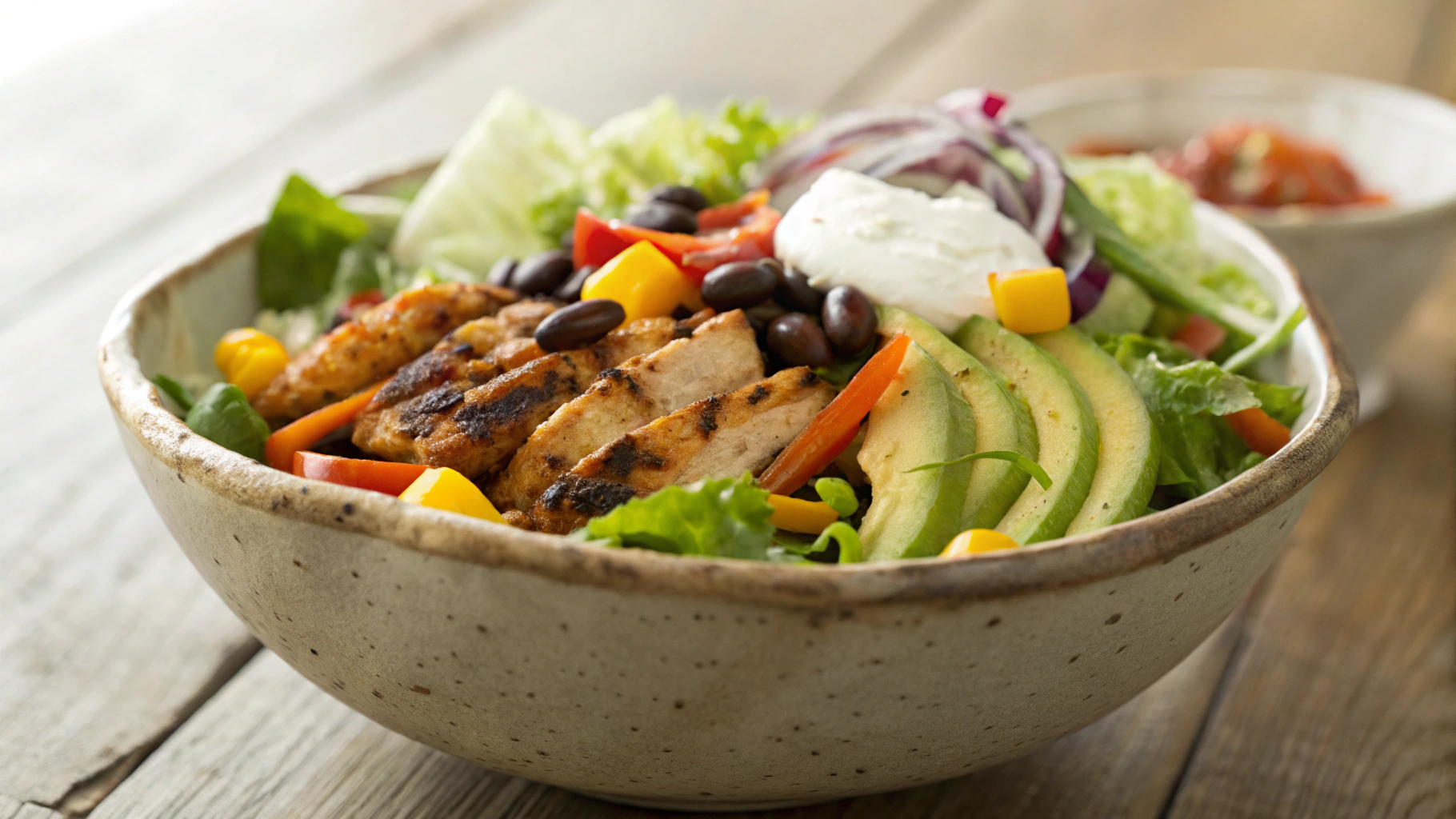 Keto Chicken Taco Salad