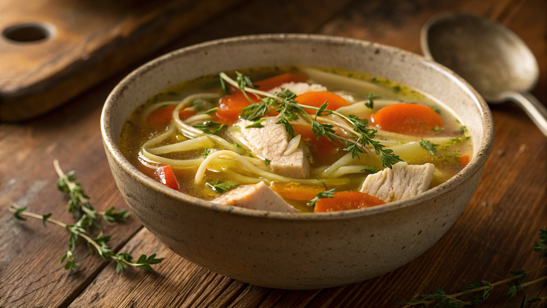 Low Carb Chicken Zoodle Soup