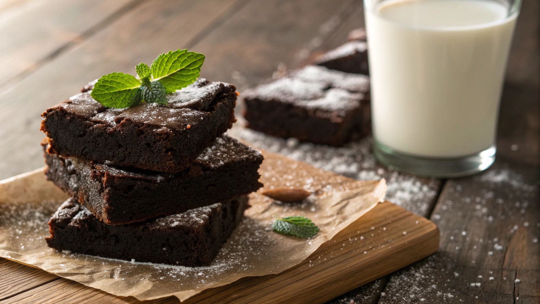 Keto Chocolate Avocado Brownie Slices