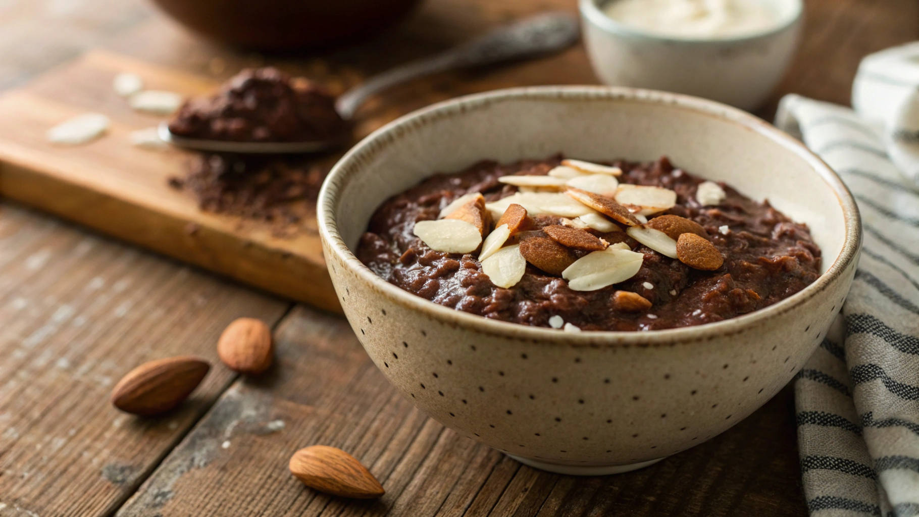 Low Carb Chocolate Breakfast Porridge