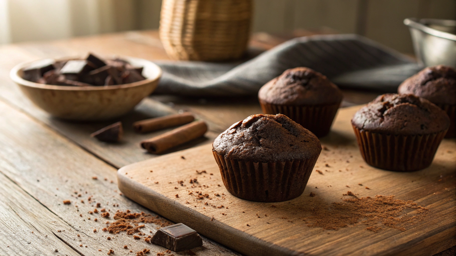 Keto Chocolate Muffins