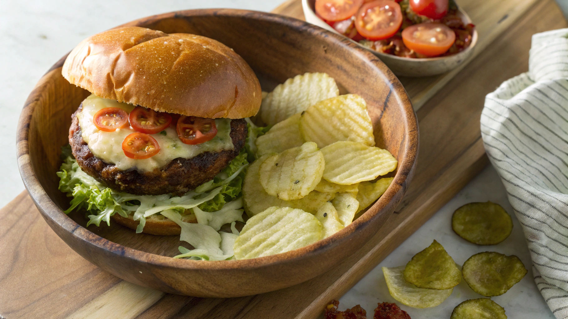 Low Carb Chorizo Cheeseburgers w Air Fried Pickles
