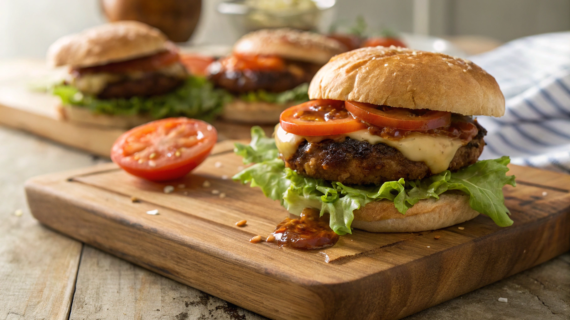 Low Carb Chorizo Cheeseburgers