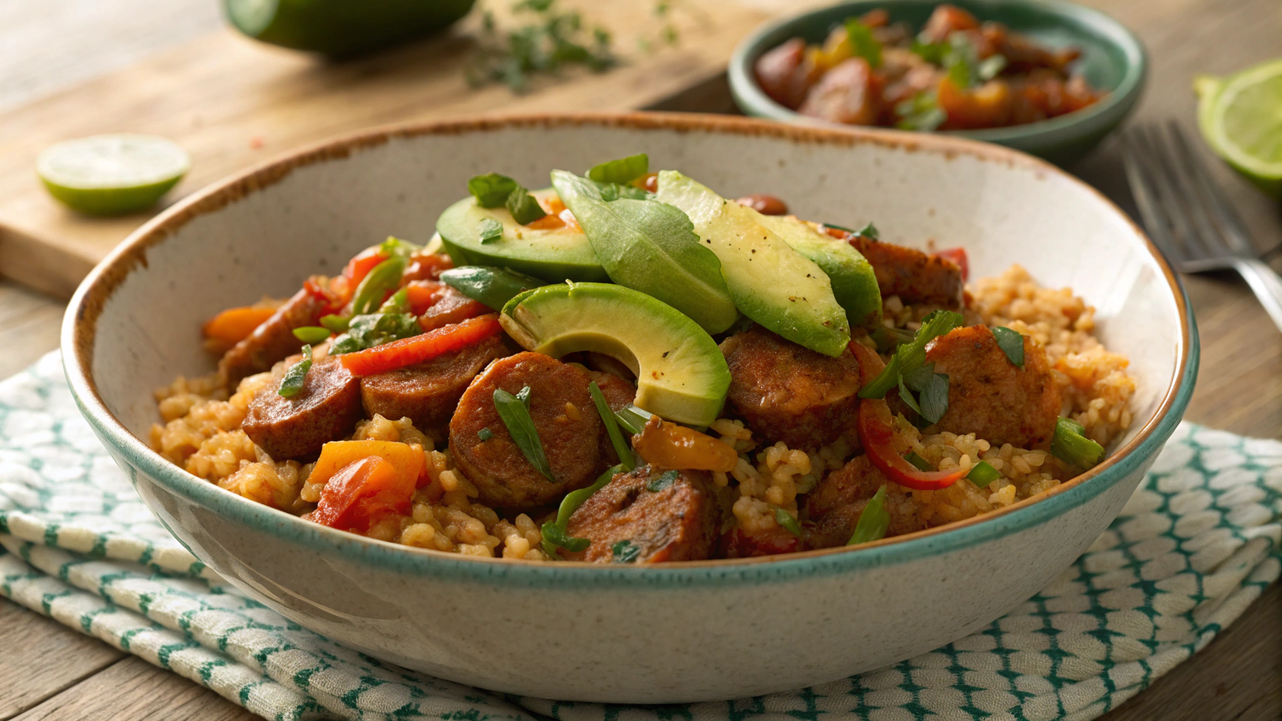 Low Carb Chorizo Jambalaya