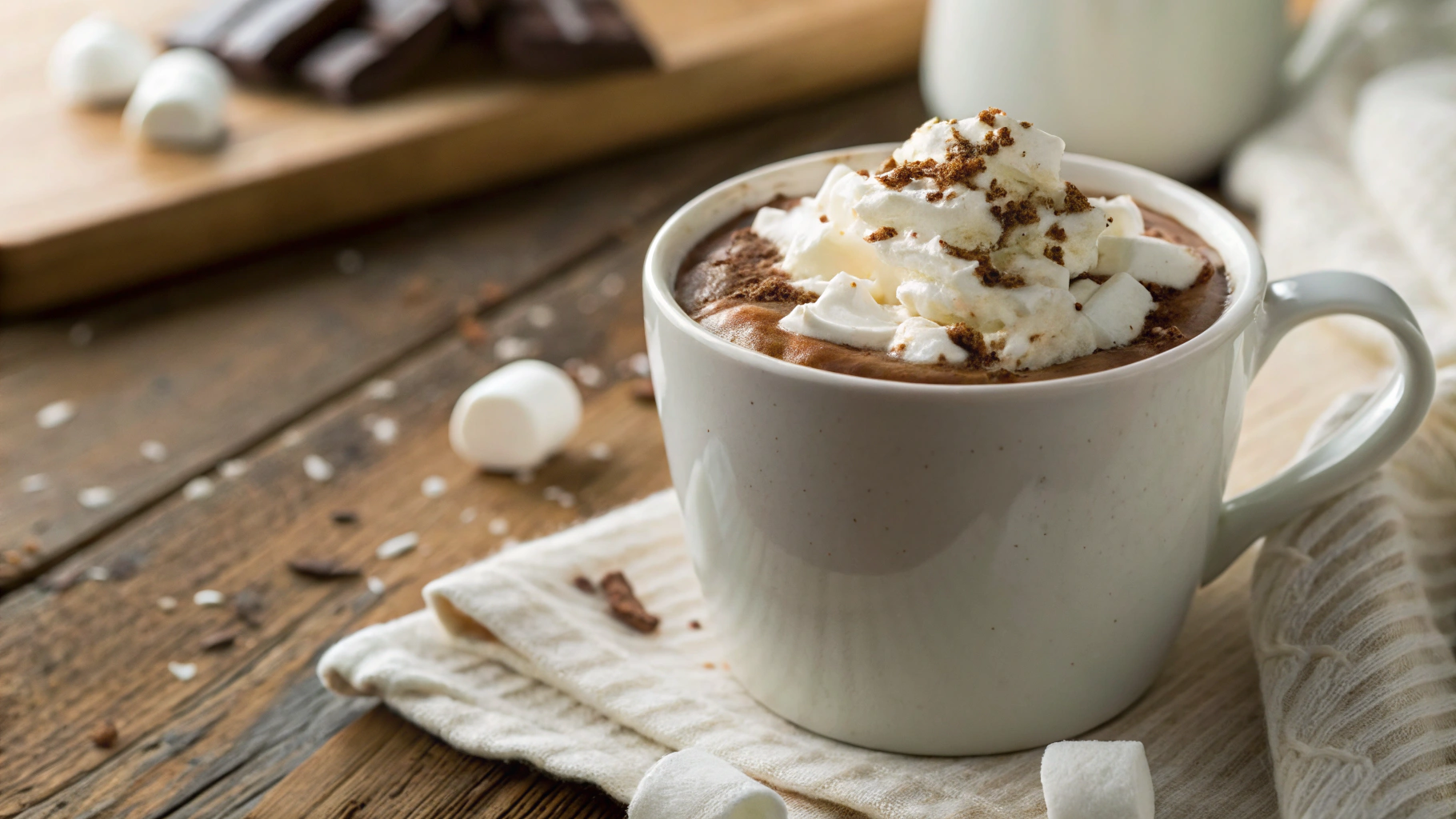 Low Carb Coconut Hot White Chocolate