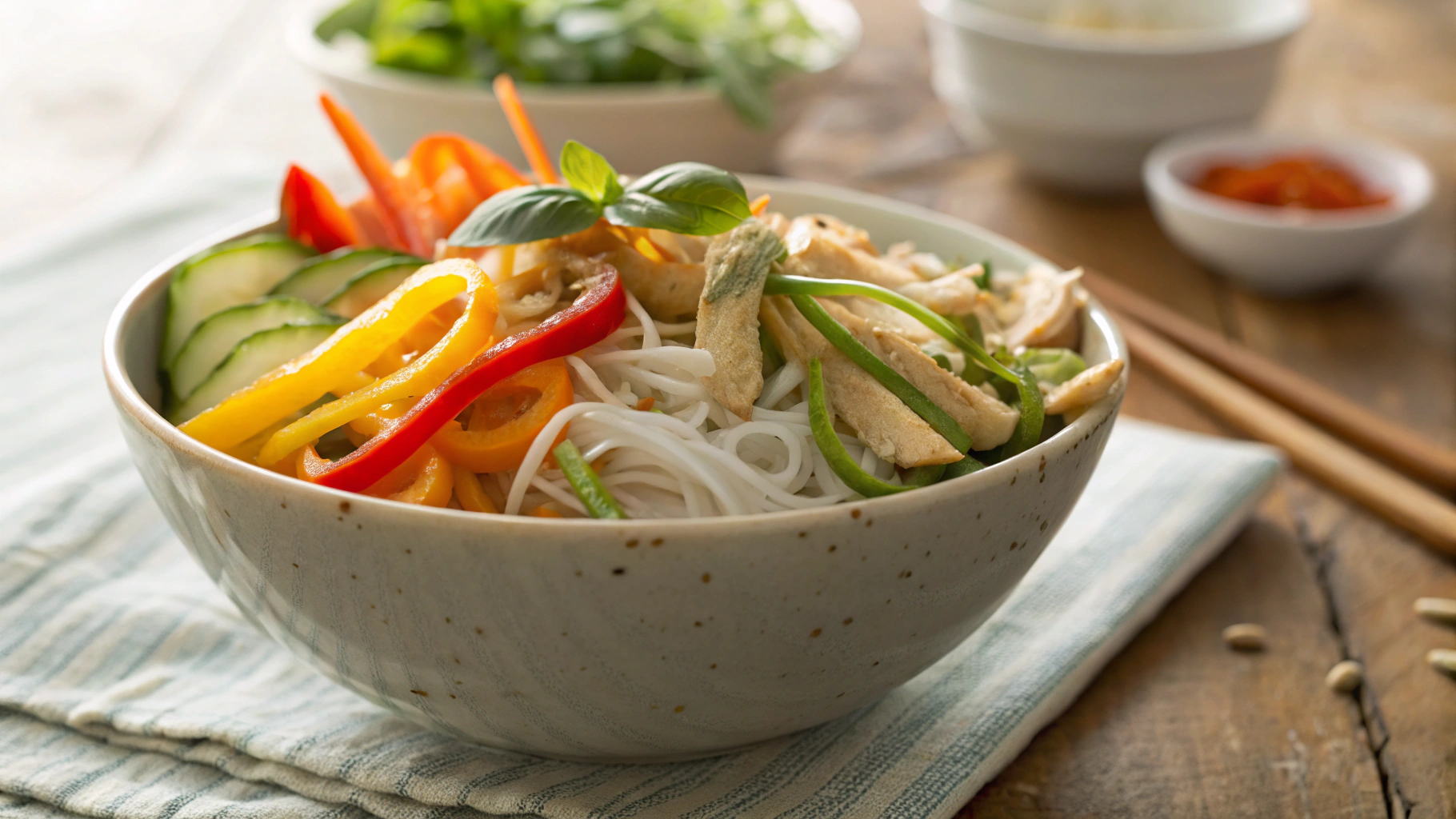 Low Carb Cold Spicy Peanut Shirataki Noodles