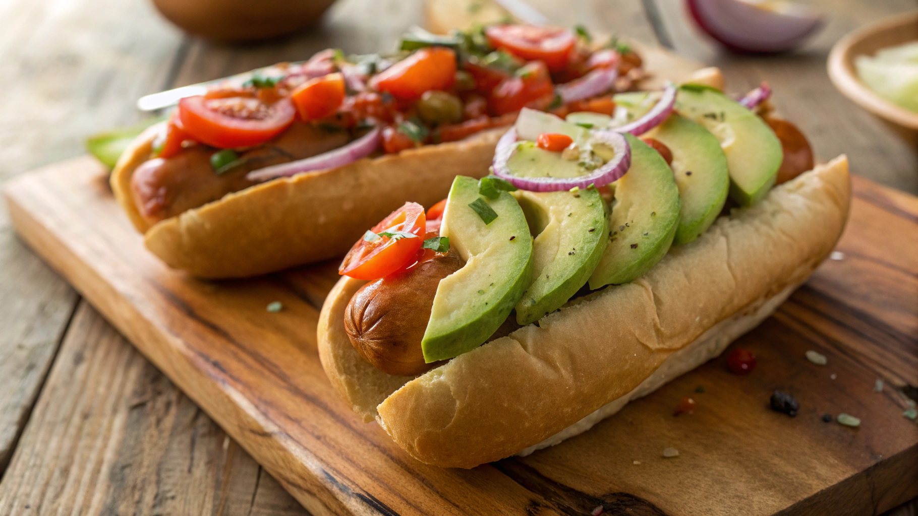 Low Carb Completos (Chilean Style Hotdogs in a Keto Bun)