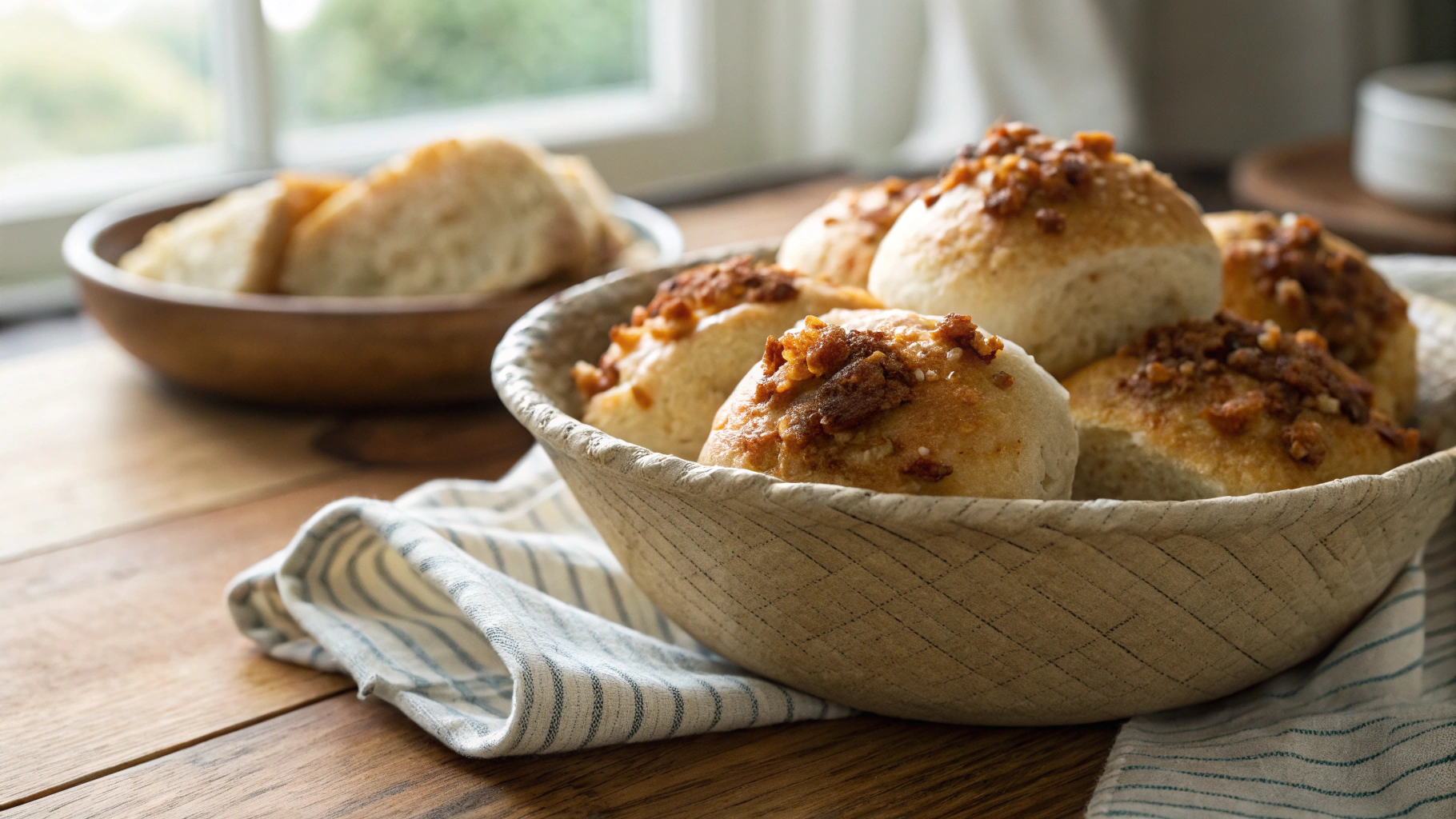 Low Carb Crunchy Pork Rind Bread Roll