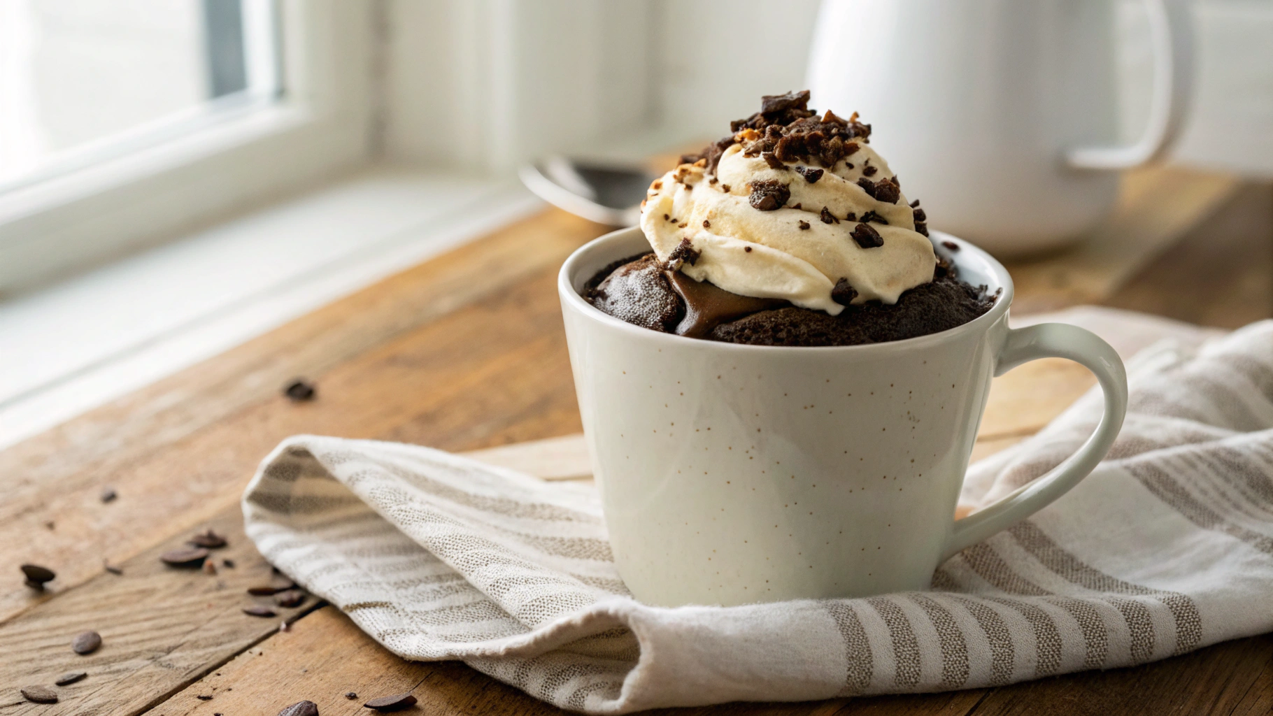 Low Carb Dalgona Mug Cake
