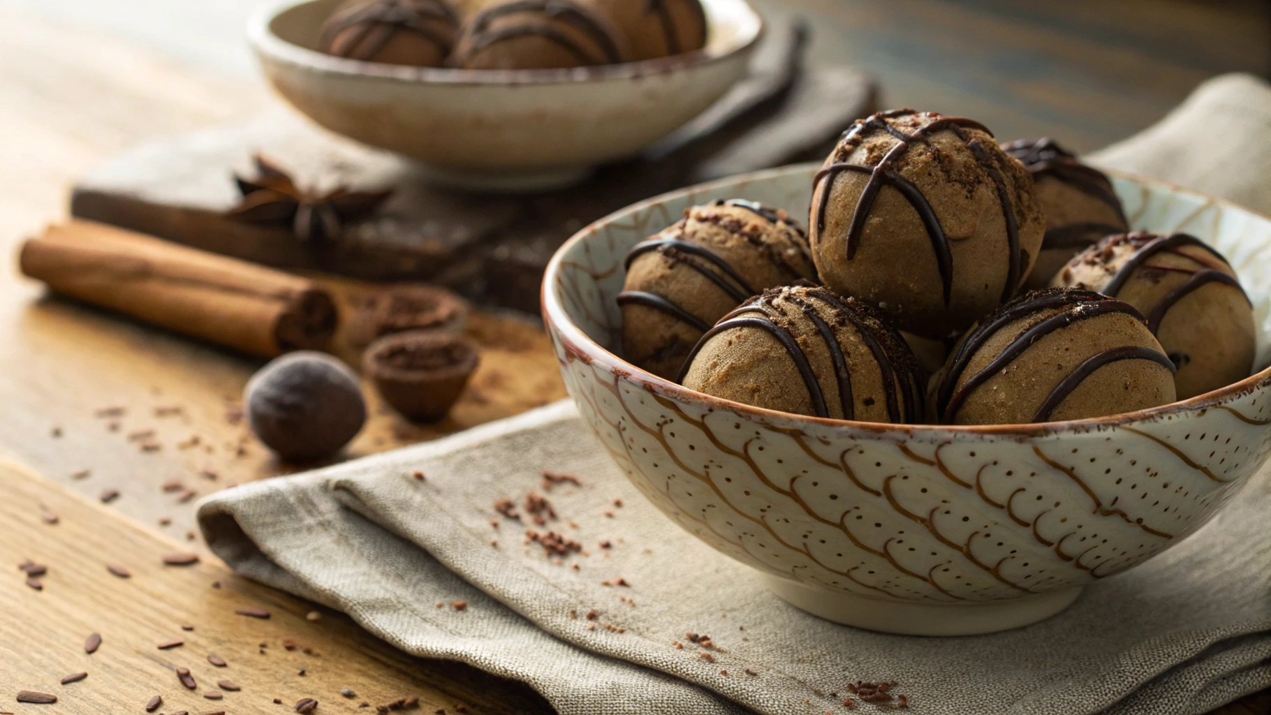 Keto Dirty Chai Cheesecake Truffles