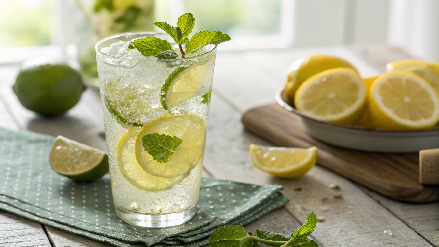 Low Carb Electrolyte Lemon Lime Soda