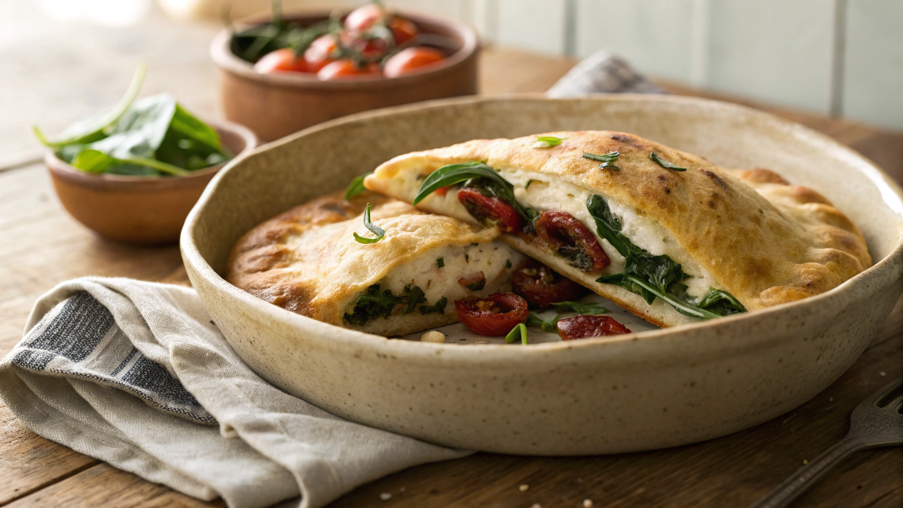 Low Carb Fathead Pizza Calzone
