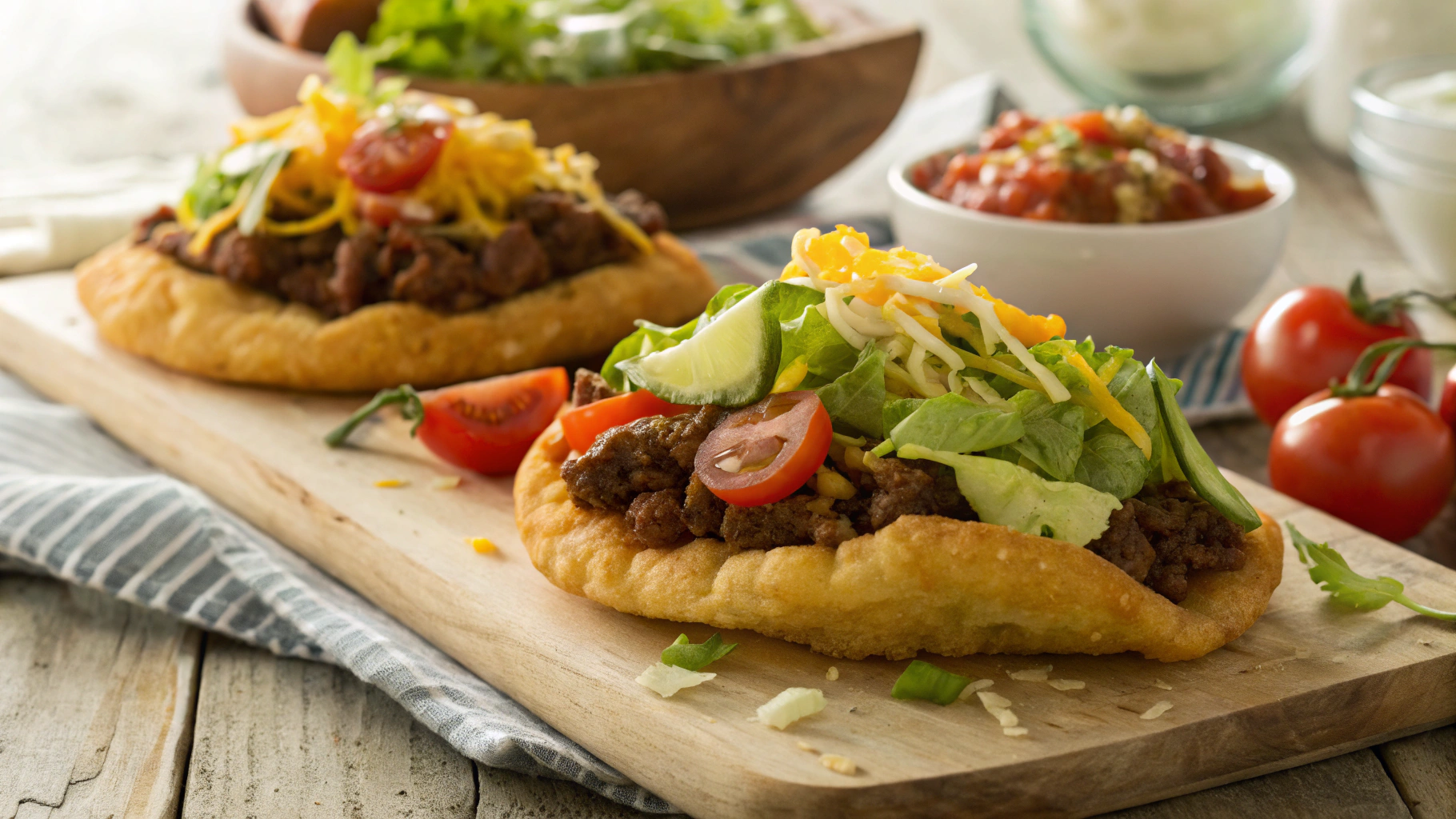 Keto Fry Bread Navajo Tacos