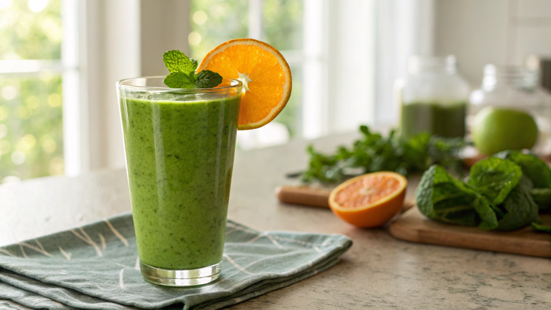 Low Carb Game Day Green Smoothie